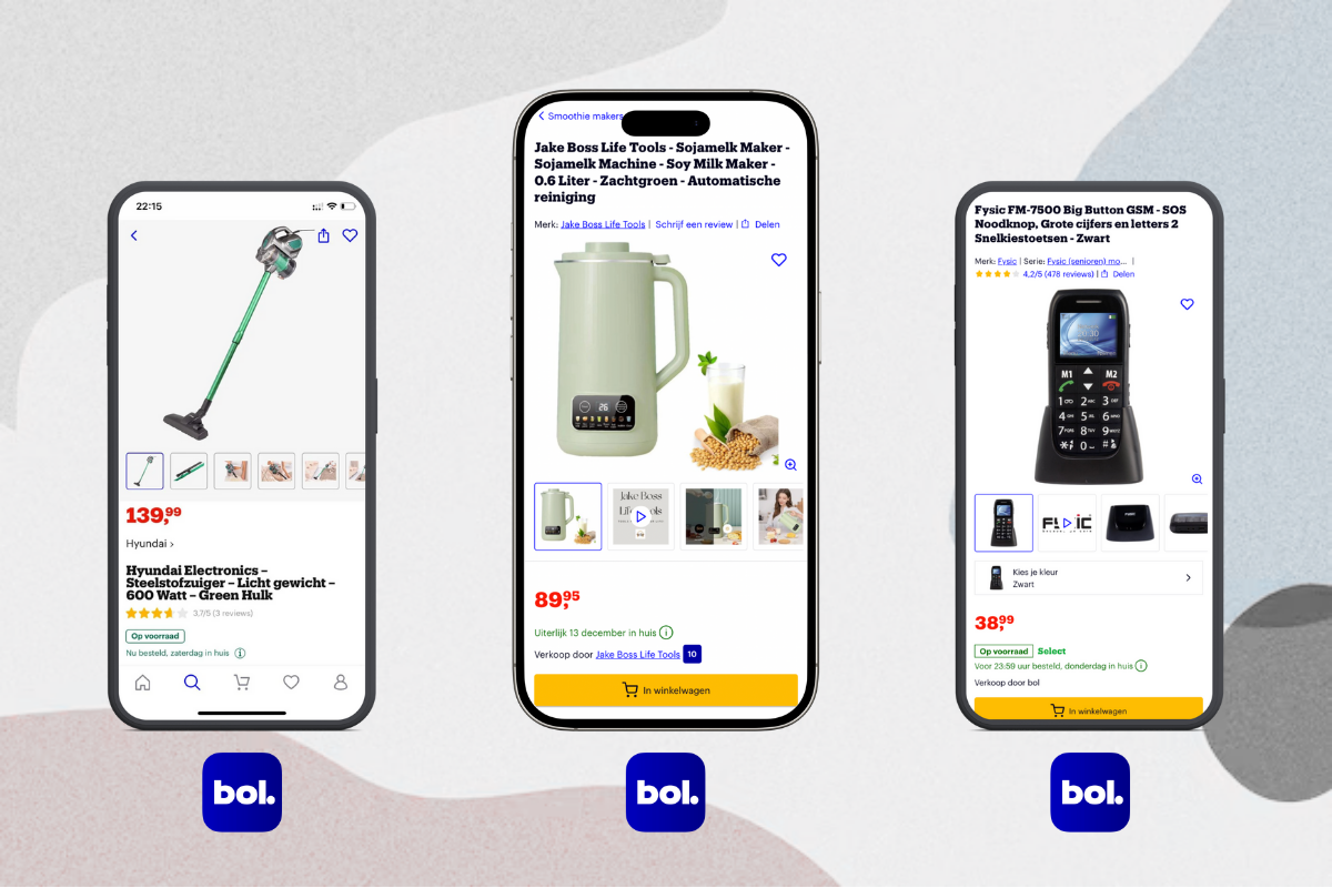 Mixpartij retail: €1.182,34 (Blokker, Belkin, Hyundai, Curver) 34 producten