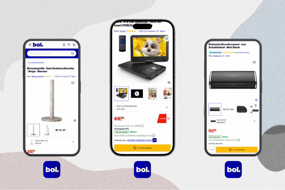 Mixpartij retail: €1.147,42 (Vileda, BRABANTIA, Stella, Tomado) 32 producten