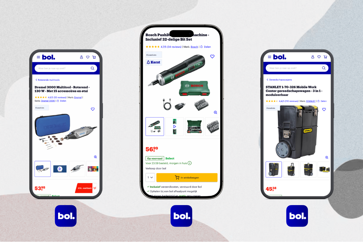 Mixpartij retail: €7.709,37 (RING, Bosch, STANLEY, TP-Link) 250 producten