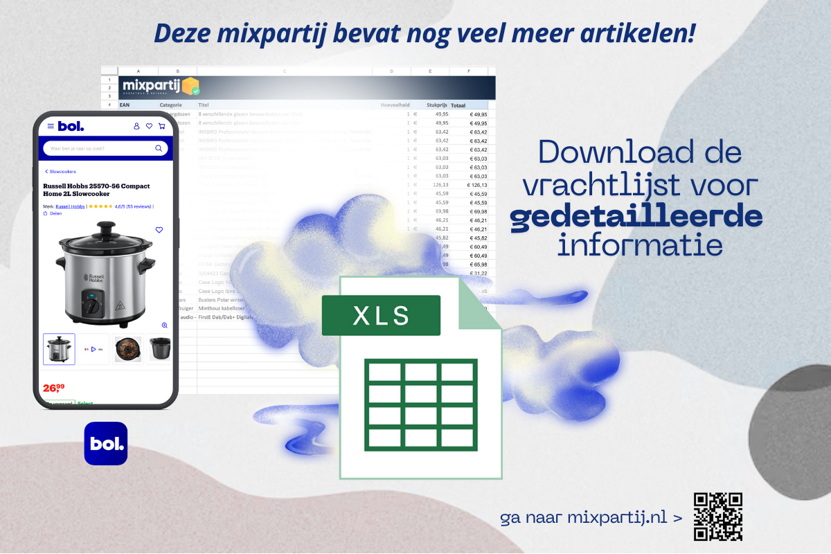 Mixpartij retailwaarde: €520,94 (Philips, De'Longhi, Russell Hobbs) 11 producten