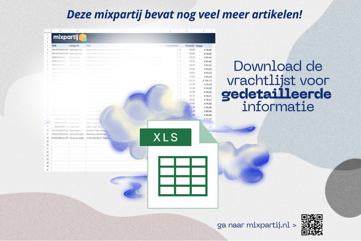 Mixpartij retailwaarde: €616,01 (Kärcher, Russell Hobbs, Braun) 11 producten