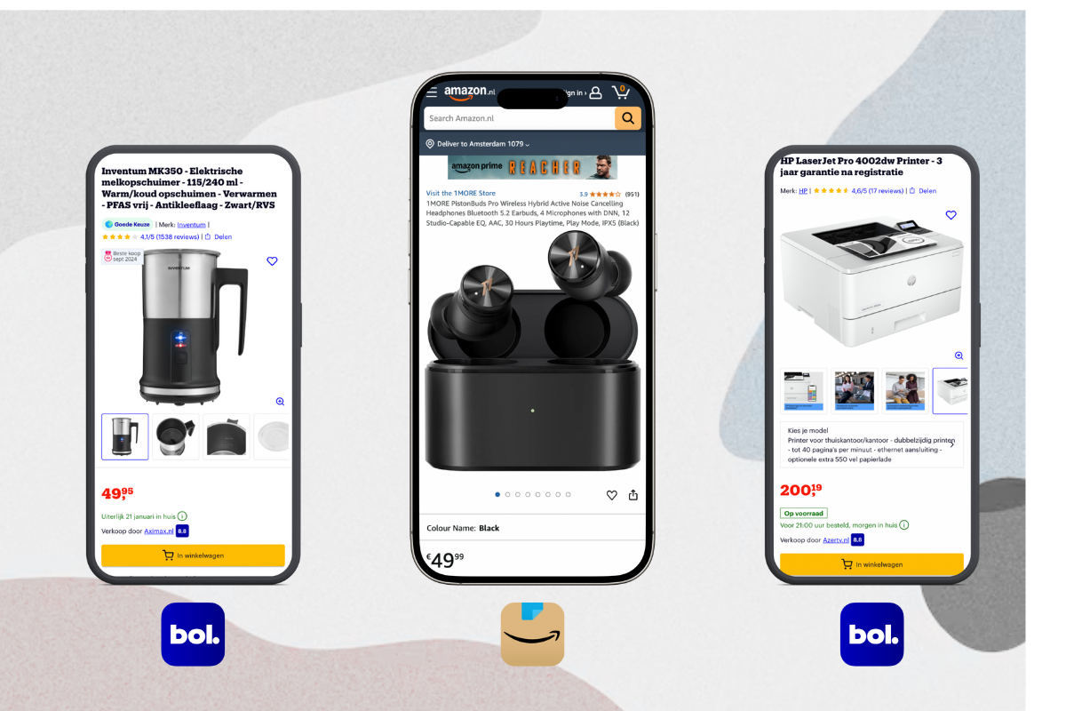 Mixpartij retailwaarde: €558,25 (Philips, HP, Inventum) 12 producten