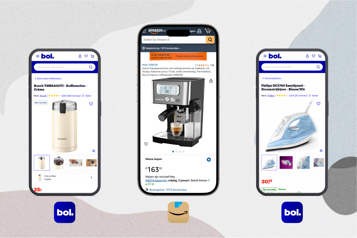 Mixpartij retailwaarde: €553,84 (Philips, Bosch, Siemens, De'Longhi) 16 producten