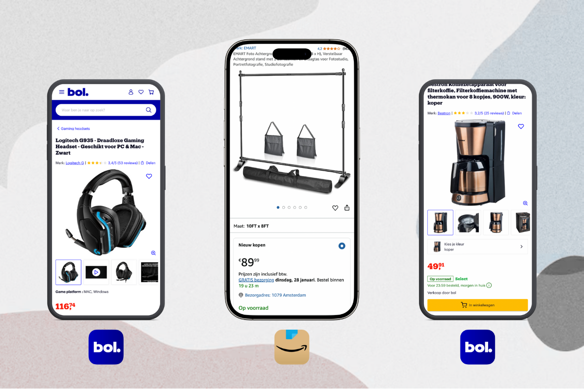 Mixpartij retail: €1.115,79 (Tefal, HP, Logitech, Brabantia) 21 producten