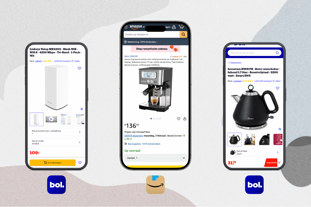 Mixpartij retail: €1.102,03 (Inventum, VISULAPEX, Bosch, Linksys) 20 producten