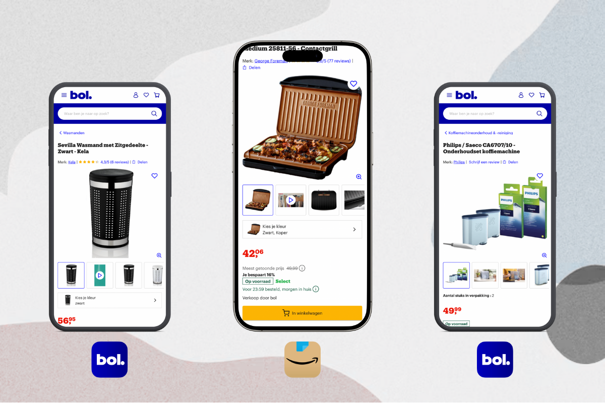 Mixpartij retail: €1.119,17 (Brabantia, LG, TEFAL, George Foreman) 19 producten