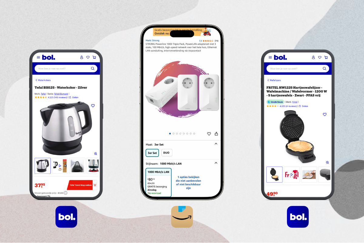 Mixpartij retail: €1100,02 (Domo, Brabantia, Minthouz, Bestron) 18 producten