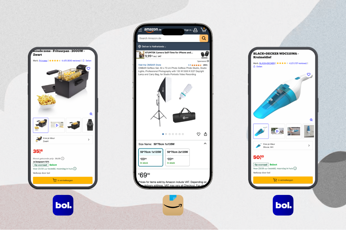 Mixpartij retail: €1.169,27 (BLACK+DECKER, Bosch, Braun, HP) 19 producten