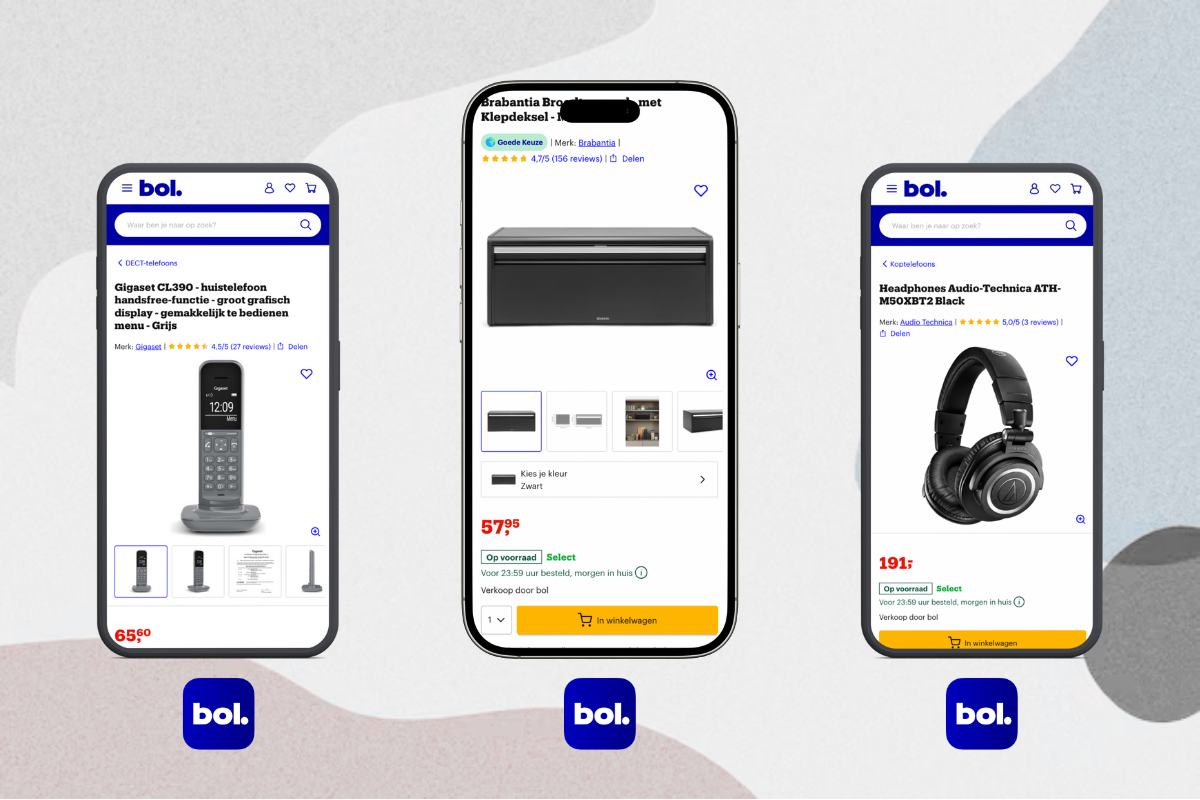 Mixpartij retail: €1.502,48 (Samsung, Philips, Braun, Audio-Technica) 25 producten