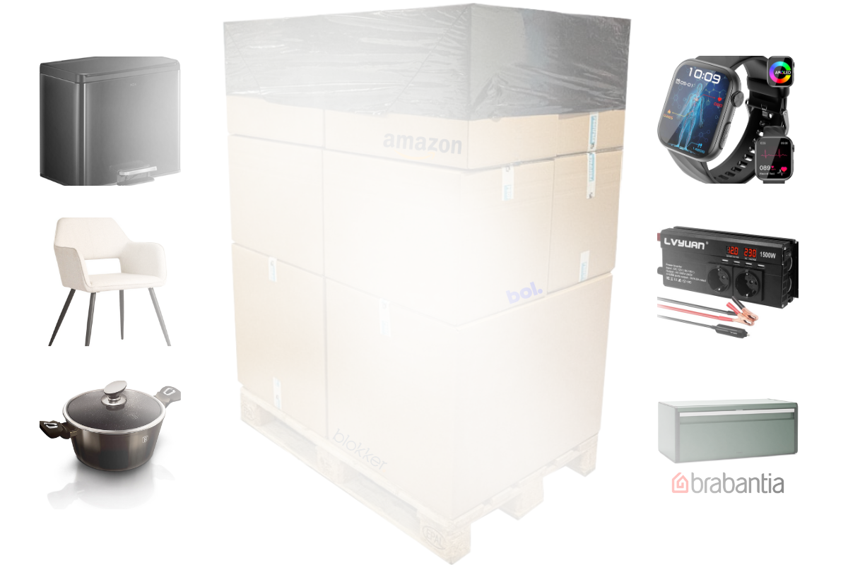 Mixpartij retail: €1.279,33 (Karwei, BRABANTIA, Berling Haus) 20 producten