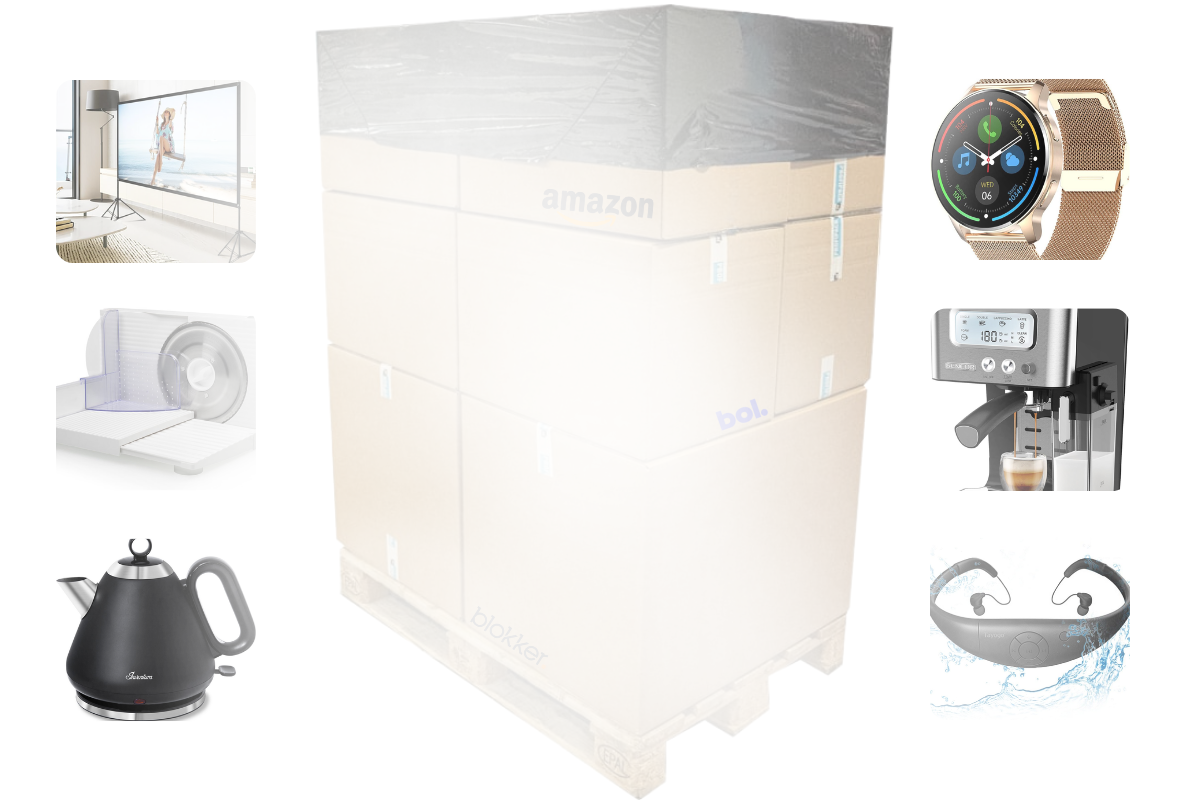 Mixpartij retail: €1.102,03 (Inventum, VISULAPEX, Bosch, Linksys) 20 producten