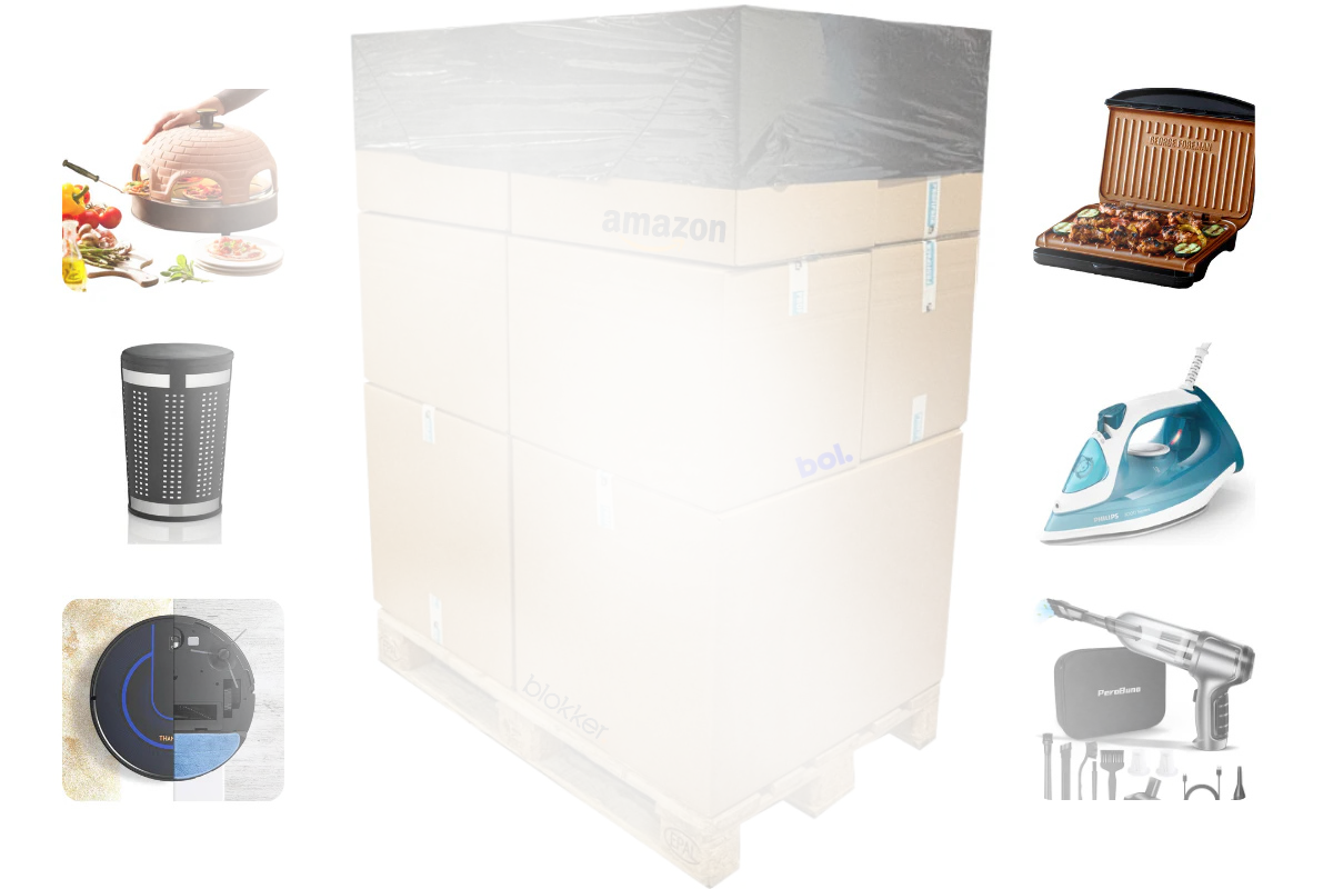 Mixpartij retail: €1.119,17 (Brabantia, LG, TEFAL, George Foreman) 19 producten