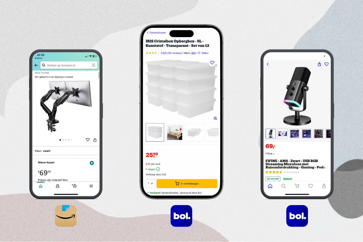 Mixpartij retail: €1.088,29 (Iris, Brabantia, LEIFHEIT, Amzchef) 54 producten