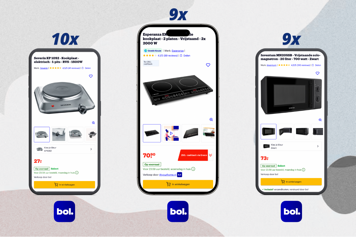 7 MIXPALLETS retail: €15.696,23  (Samsung, Inventum, Miele, Sharp) mixpartij 252 producten