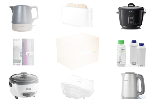 Mixpartij retailwaarde: €540,02 (Brabantia, Russel Hobbs, Philips) 12 producten