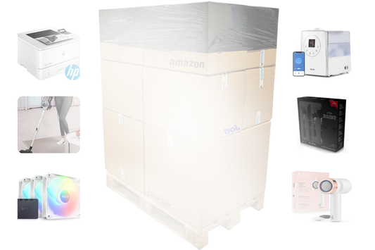 Mixpartij retail: €1.107,80 (Samsung, HP, Hyundai, Godox) 15 producten