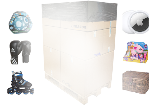 Mixpartij retailwaarde: €1739,47 (Sinner, Super Pro, New Looxs) 44 producten