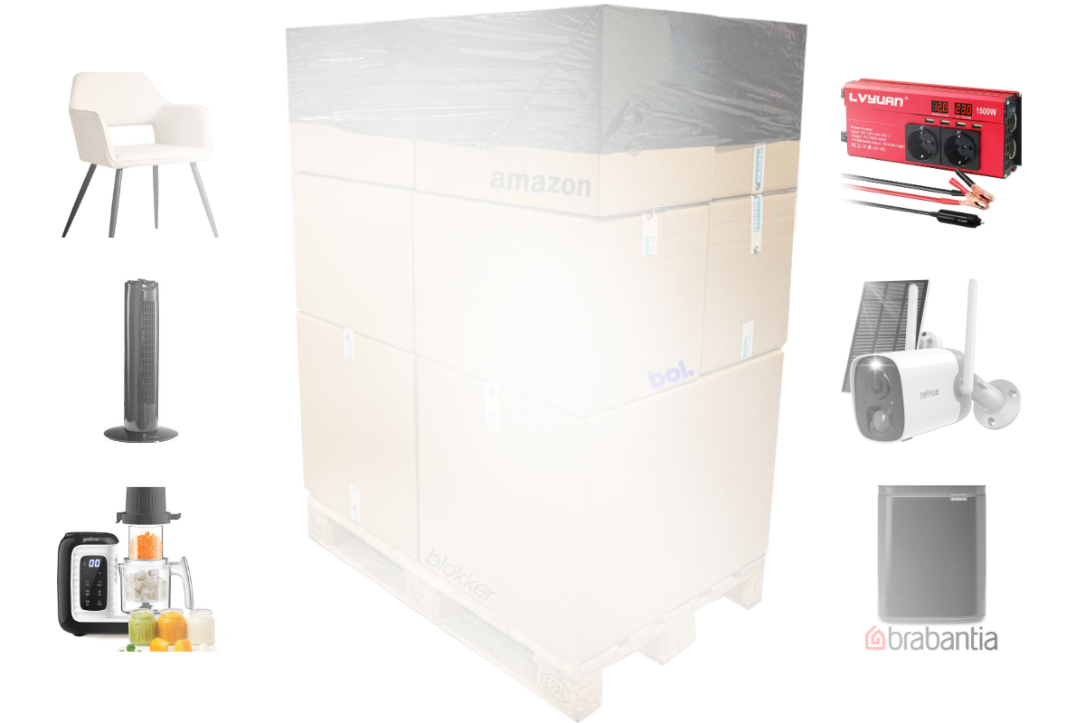 Mixpartij retail: €1.090,30 (Hyundai, Brabantia, LEGO, Curver, Netvue) 20 producten
