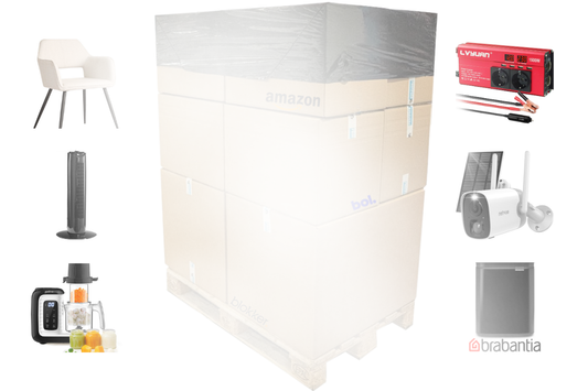 Mixpartij retail: €1.090,30 (Hyundai, Brabantia, LEGO, Curver, Netvue) 20 producten