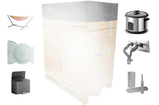 Mixpartij retail: €1.246,98 (Altrex, SleepMed, Blokker) 21 producten