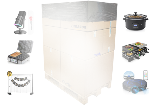 Mixpartij retail: €1.131,44 (Princess, Bosch, Logitech, Tefal) 21 producten